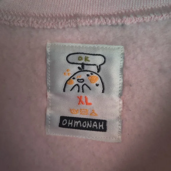Ohmonah Strawberry Milk Bunny Sweatshirt Sweater - Picture 7 of 8